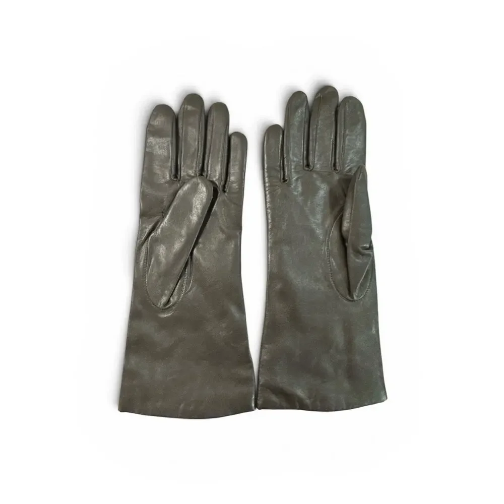 Vintage Leather Driving Gloves Womens Size 7 Brown